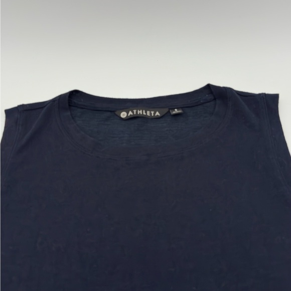 Athleta Breezy Tank Top, Navy Blue SIZE Small - Picture 3 of 7
